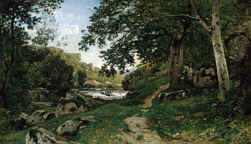 Henri Harpignies-Rock Road