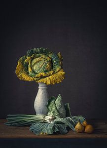 Stilleven vergeelde groente