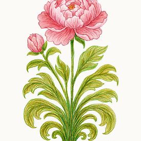 The Bloom and the Promise – Elegant Floral Fine Art Print - Silk Cream by Piret Victoria Ribas Art & Photography