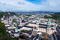 Vue de la ville de Salzbourg en Autriche par Rico Ködder Aperçu