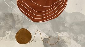 Mid Century Kreise von Mad Dog Art