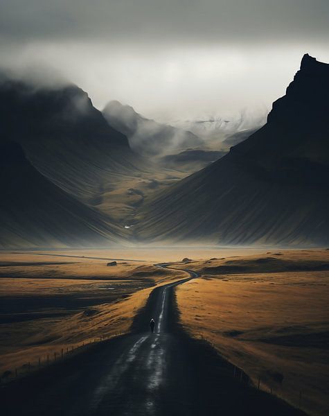 Avontuur in IJsland van fernlichtsicht