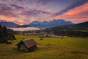 Sonnenaufgang am Geroldsee