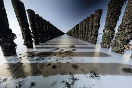 Sea view from the beach by Eddy Westdijk