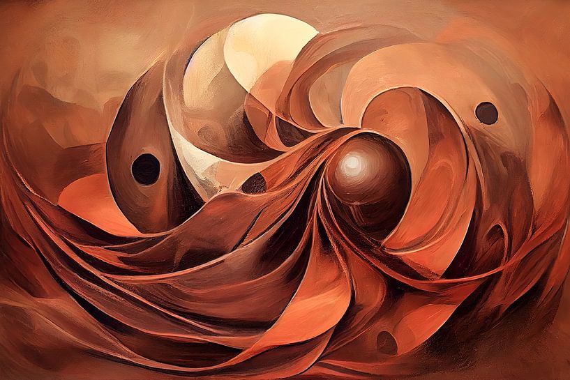 Abstract surrealisme van Bert Nijholt