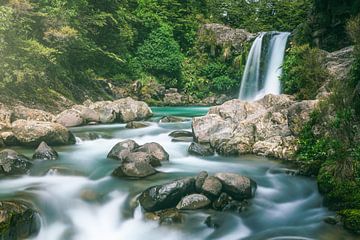 Nieuw-Zeeland Gollemvijver Tongariro National Park van Jean Claude Castor