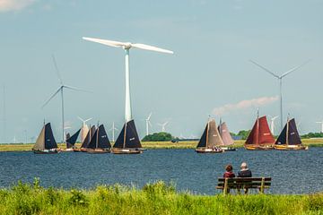 Botters op het Gooimeer van Brian Morgan