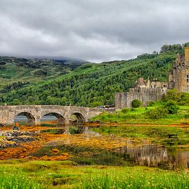 Eilean Donan Castle and its bridge by Patricia Hofmeester