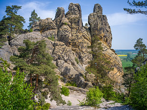 Hamburger Wappen - Teil der Teufelsmauer im Harz