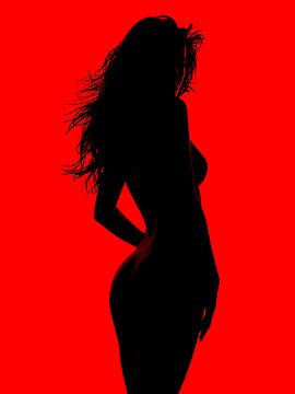 Shilouette-Mädchen von Giandra Safaraz