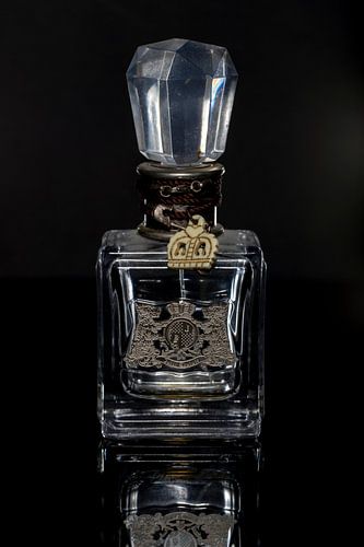 Glassware on black