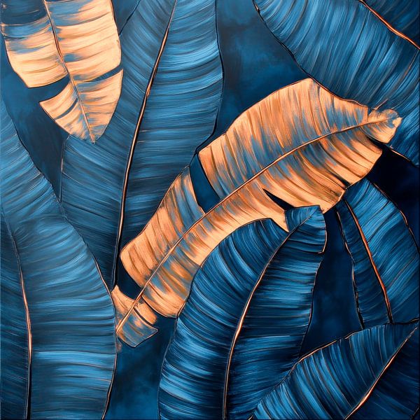 Tropisch spel van bladeren van Poster Art Shop