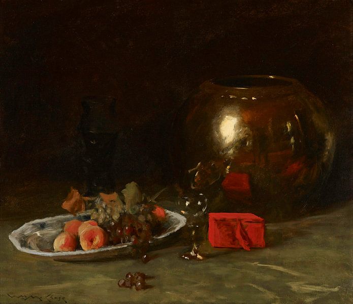 De Big Brass Bowl, William Merritt Chase van Meesterlijcke Meesters