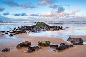 Wellenbrecher in der Nordsee