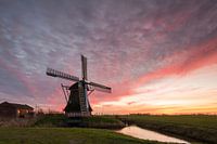 Zonsopgang Kloostermolen Garrelsweer Groningen