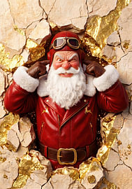 Kerstman – Niets horen van AidasignArt