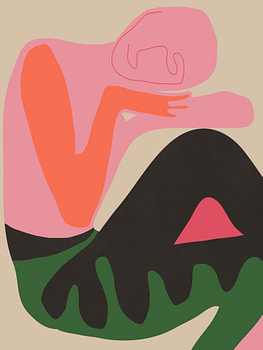 Art abstrait : figure 8