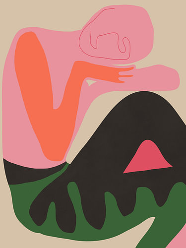 Art abstrait : figure 8