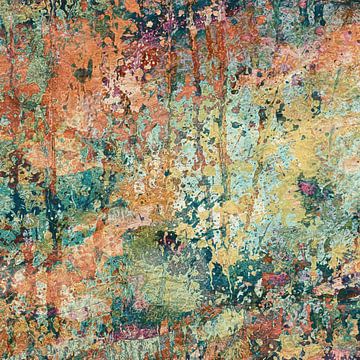 Composition abstraite moderne aux couleurs de l'automne 2 sur Anna Marie de Klerk