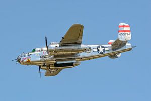 Vorbeiflug North American Aviation B-25J Mitchell "Panchito".