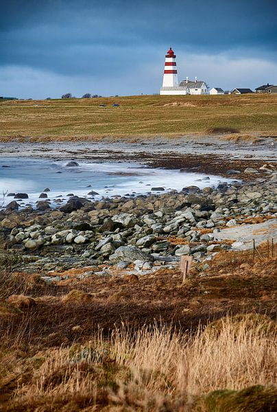 Alnes lighthouse in the winter, Godøy, Norway by qtx