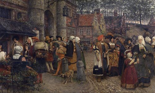 Binnen de muren van Antwerpen in 1550, Charles Boom, 1901