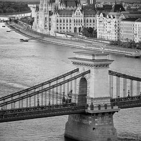 Budapest schwarz-weiß von Manfred Voss, Schwarz-weiss Fotografie