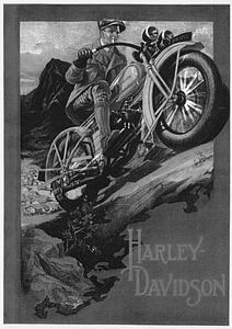 poster Harley Davidson van harley davidson