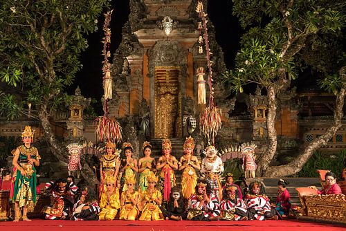 Ramayana Ballet in Ubud Palace, Bali, Indonesië