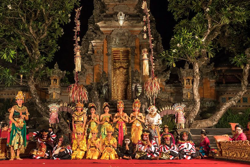 Ramayana Ballet at Ubud Palace, Bali, Indonesia by Peter Schickert