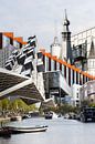 Collage Tilburg avec l'écureuil de Lochal Station Piushaven par Marianne van der Zee Aperçu