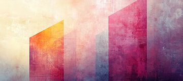 Roze Blokken van Modern Collection