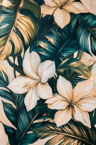 Tropische overvloed aan bloemen