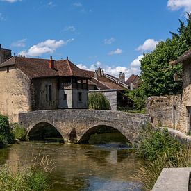 Brücke 'Pond des Capucins' in Arbois, Frankreich von Daan Kloeg