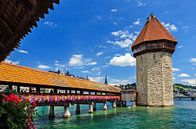 Kapelbrug Luzern van Dennis van de Water thumbnail