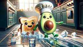 Eiswürfeltanz in der Sommerküche von artefacti