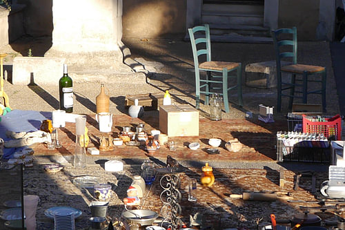 Flea market items