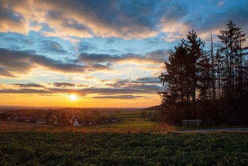 Panorama Idylle im Dorf