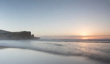 zonsondergang strand in Portugal