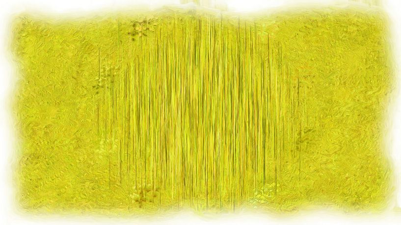 Abstract geel van Maurice Dawson