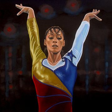 Catalina Ponor painting by Paul Meijering