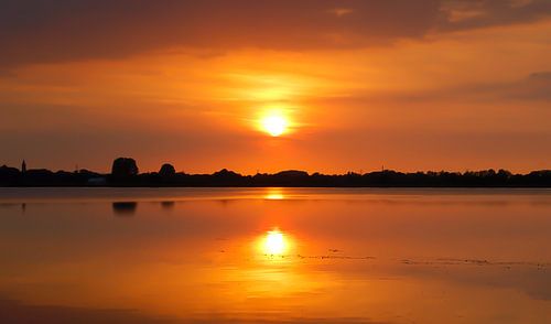 Zonsondergang Loosdrecht