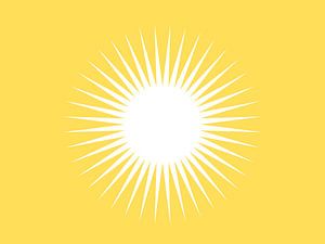 Sonne im Haus Malerei