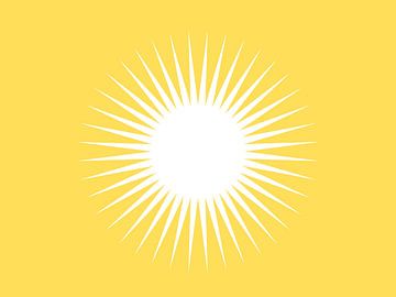 Zon In Huis Schilderij van ComfortQ