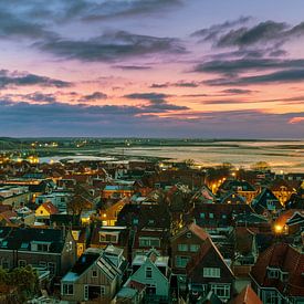 View over West-Terschelling just before sunrise by Erik Brons