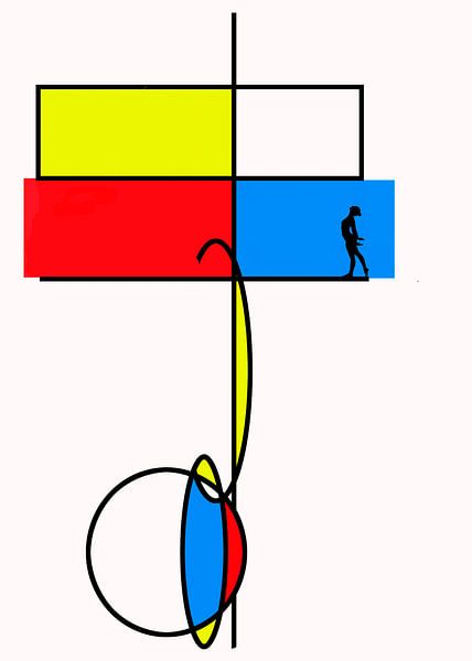 Inspired by Mondrian 05 by jovadre
