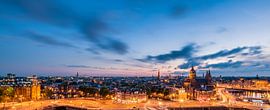 Panorama: Scenic view over Amsterdam by John Verbruggen
