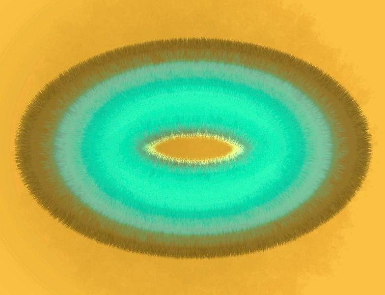Bauhaus Modern Gold by FRESH Fine Art
