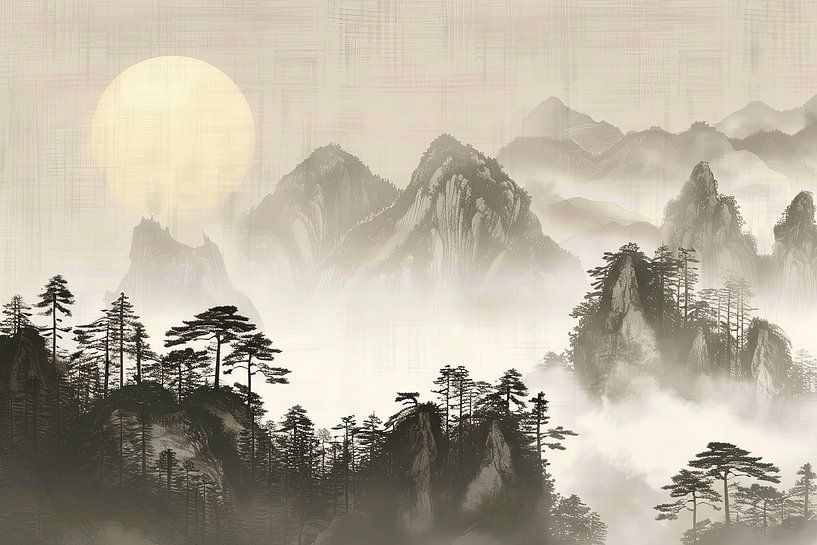 picturesque Japan landscape by Egon Zitter