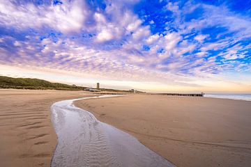 Het strand van Domburg van Danny Bastiaanse